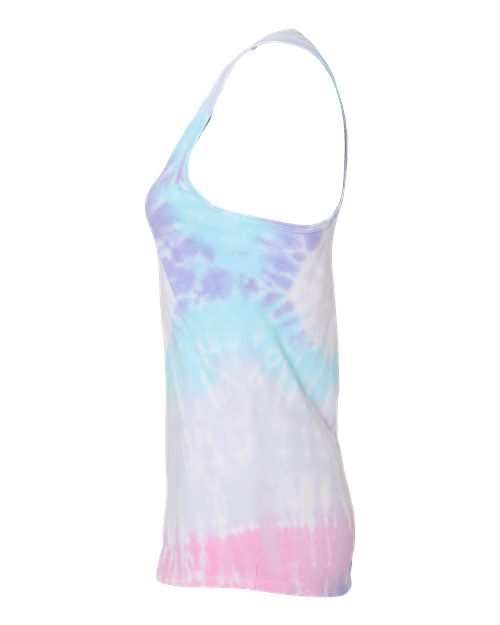 Colortone Women's Tie-Dyed Racerback Tank Top 3400