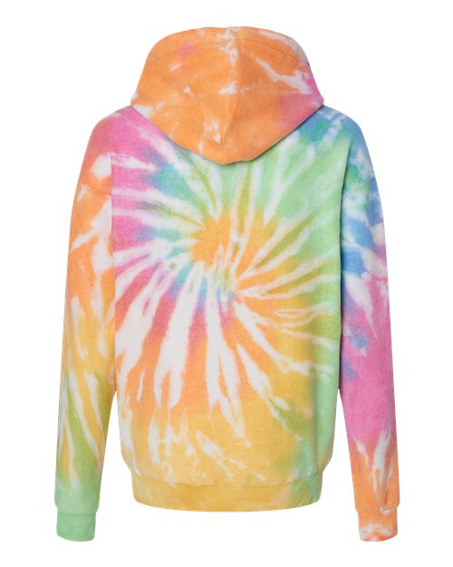 Colortone Unisex Tie-Dyed Cloud Fleece Hooded Sweatshirt 8600