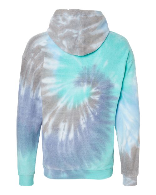 Colortone Unisex Tie-Dyed Cloud Fleece Hooded Sweatshirt 8600