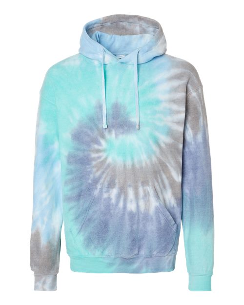 Colortone Unisex Tie-Dyed Cloud Fleece Hooded Sweatshirt 8600