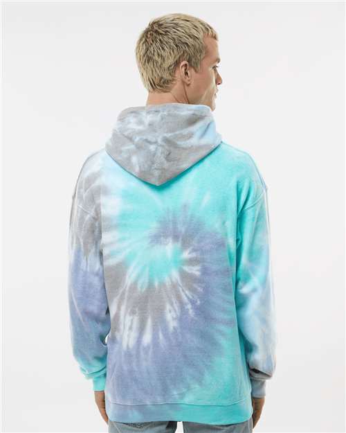 Colortone Unisex Tie-Dyed Cloud Fleece Hooded Sweatshirt 8600