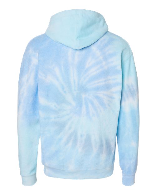 Colortone Unisex Tie-Dyed Cloud Fleece Hooded Sweatshirt 8600
