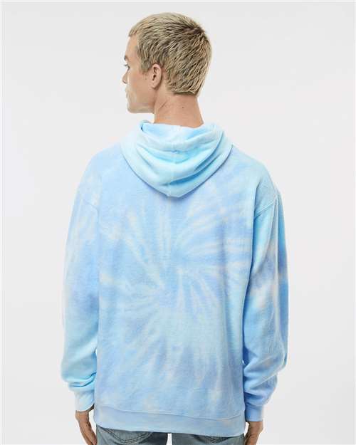 Colortone Unisex Tie-Dyed Cloud Fleece Hooded Sweatshirt 8600