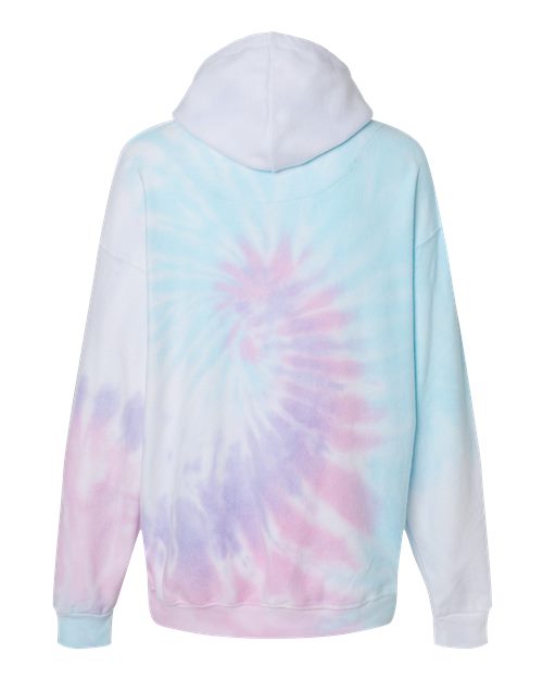 Colortone Unisex Tie-Dyed Cloud Fleece Hooded Sweatshirt 8600