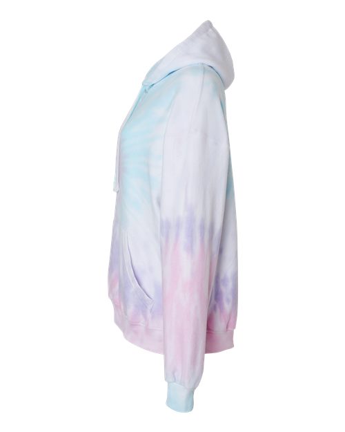 Colortone Unisex Tie-Dyed Cloud Fleece Hooded Sweatshirt 8600