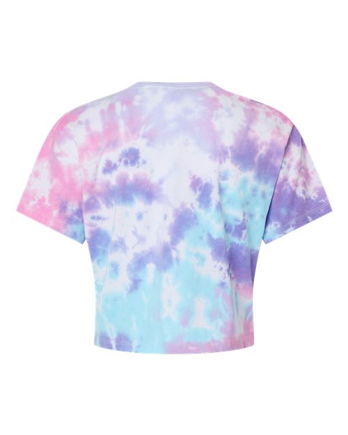 Colortone Women's Tie-Dyed Crop T-Shirt 1050