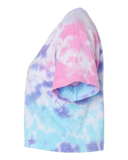 Colortone Women's Tie-Dyed Crop T-Shirt 1050
