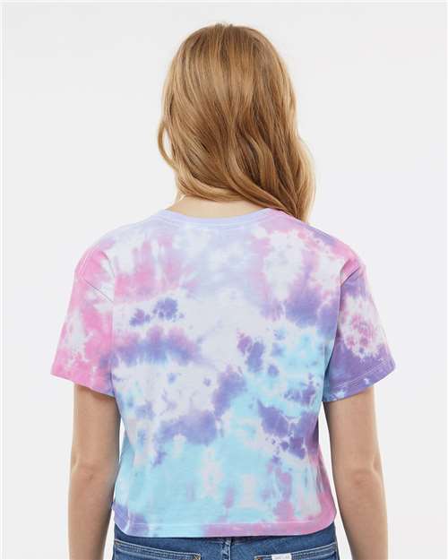 Colortone Women's Tie-Dyed Crop T-Shirt 1050