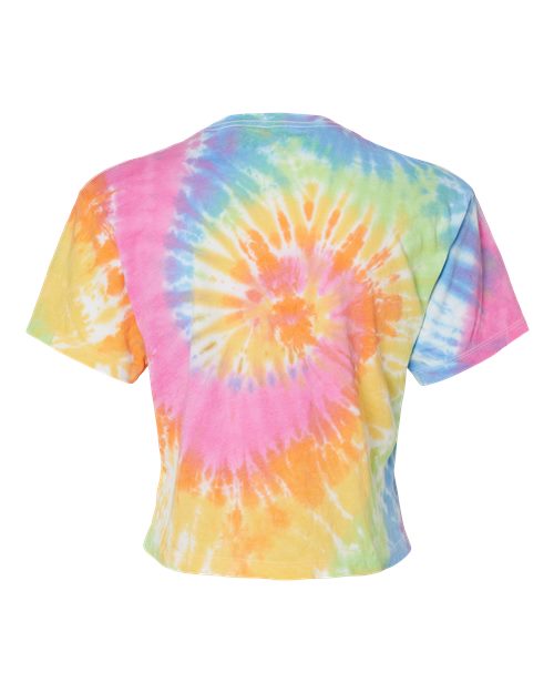 Colortone Women's Tie-Dyed Crop T-Shirt 1050