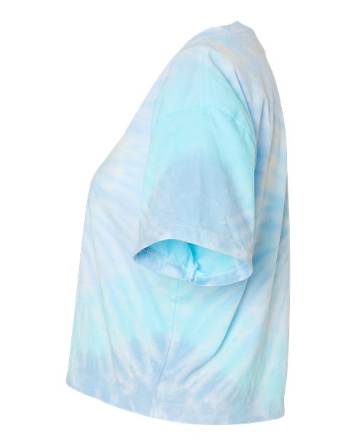 Colortone Women's Tie-Dyed Crop T-Shirt 1050