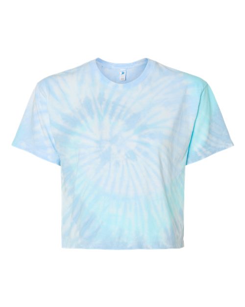 Colortone Women's Tie-Dyed Crop T-Shirt 1050