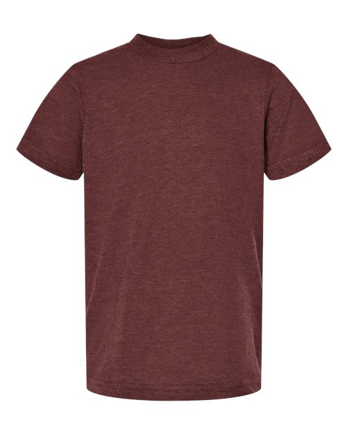 Tultex Youth Fine Jersey T-Shirt 235 - Heather Burgundy