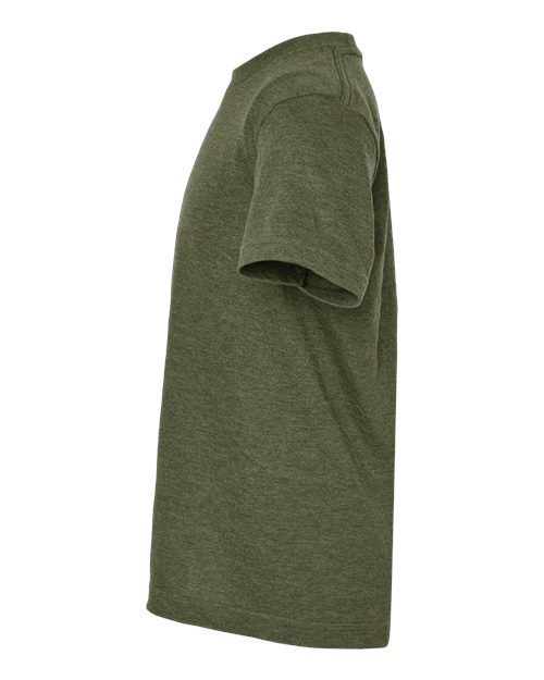 Tultex Youth Fine Jersey T-Shirt 235 - Heather Military Green
