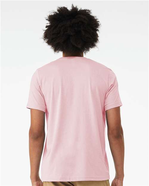 BELLA + CANVAS CVC Jersey Tee 3001CVC - Heather Pink
