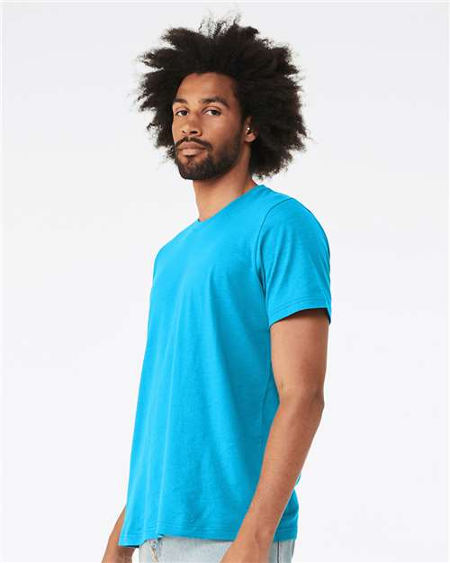 BELLA + CANVAS CVC Jersey Tee 3001CVC - Neon Blue