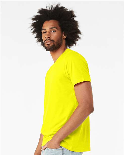 BELLA + CANVAS CVC Jersey Tee 3001CVC - Neon Yellow