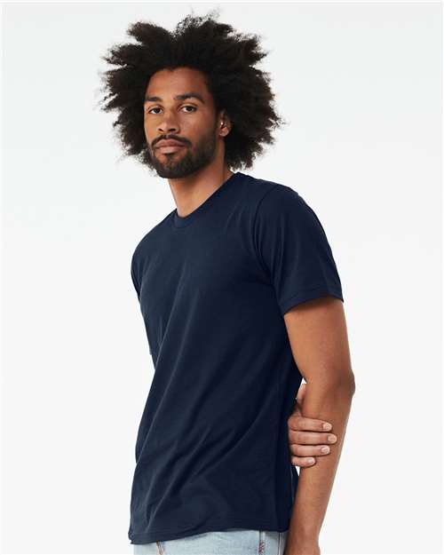 BELLA + CANVAS CVC Jersey Tee 3001CVC - Solid Navy Blend