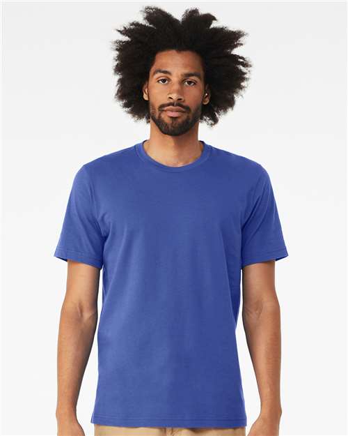 BELLA + CANVAS CVC Jersey Tee 3001CVC - Solid True Royal Blend