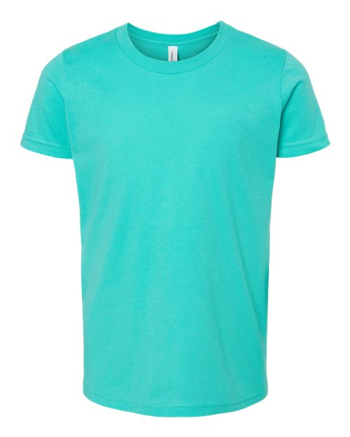 BELLA + CANVAS Youth Jersey Tee 3001Y - Teal