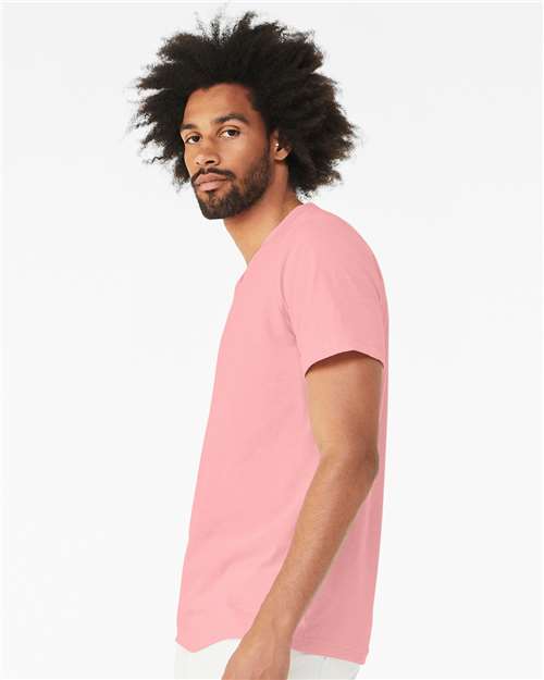 BELLA + CANVAS Unisex Jersey V-Neck Tee 3005 - Pink