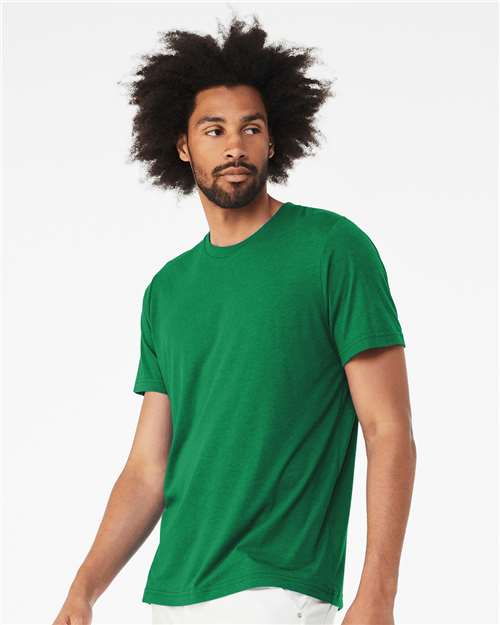 BELLA + CANVAS Triblend Tee 3413 - Solid Kelly Triblend