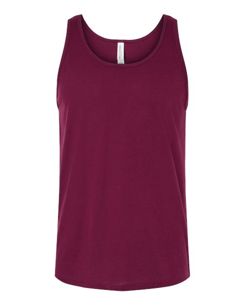 BELLA + CANVAS Jersey Tank 3480 - Maroon