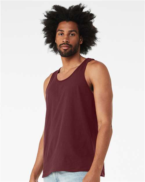 BELLA + CANVAS Jersey Tank 3480 - Maroon