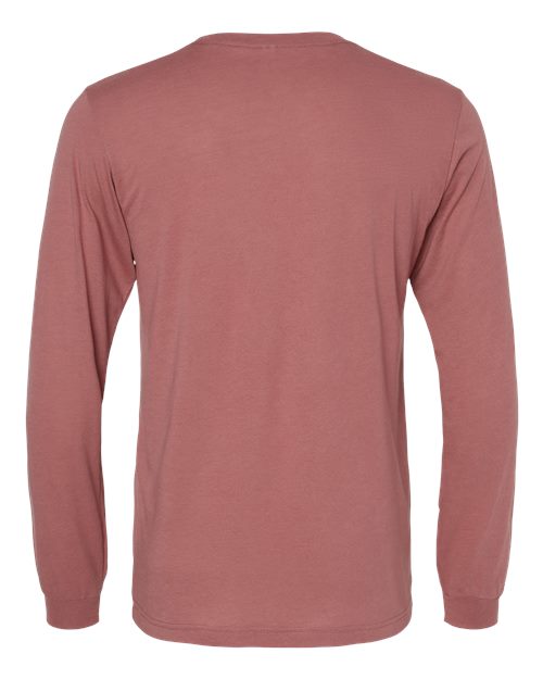 BELLA + CANVAS Unisex Triblend Long Sleeve Tee 3513 - Mauve Triblend