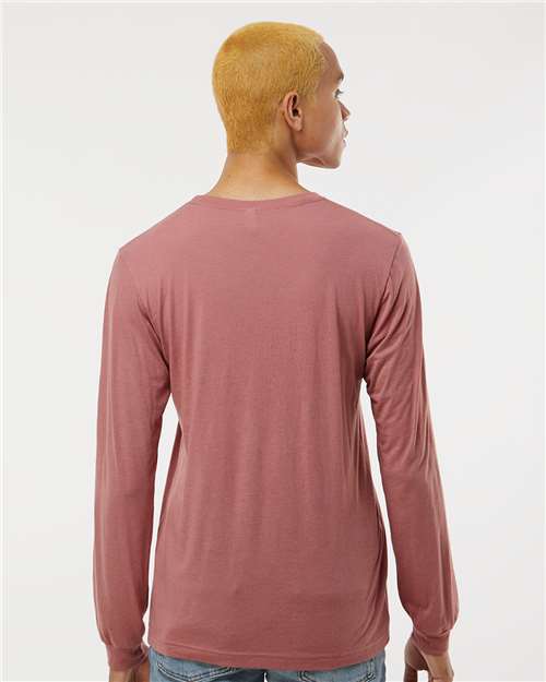 BELLA + CANVAS Unisex Triblend Long Sleeve Tee 3513 - Mauve Triblend