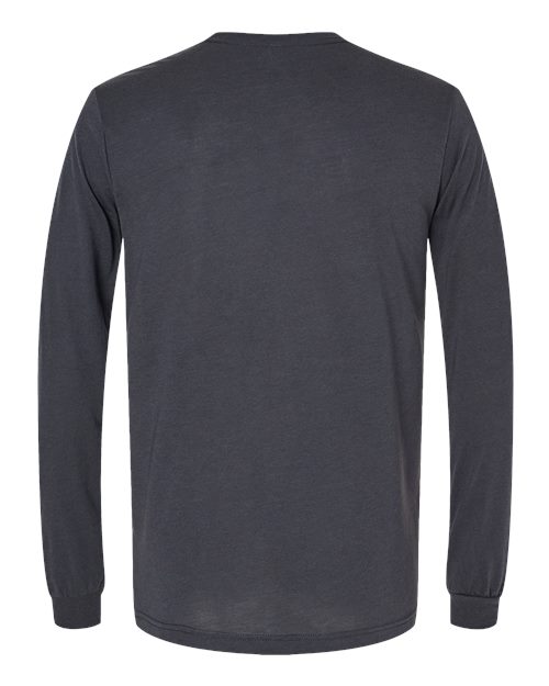 BELLA + CANVAS Unisex Triblend Long Sleeve Tee 3513 - Solid Dark Grey Triblend