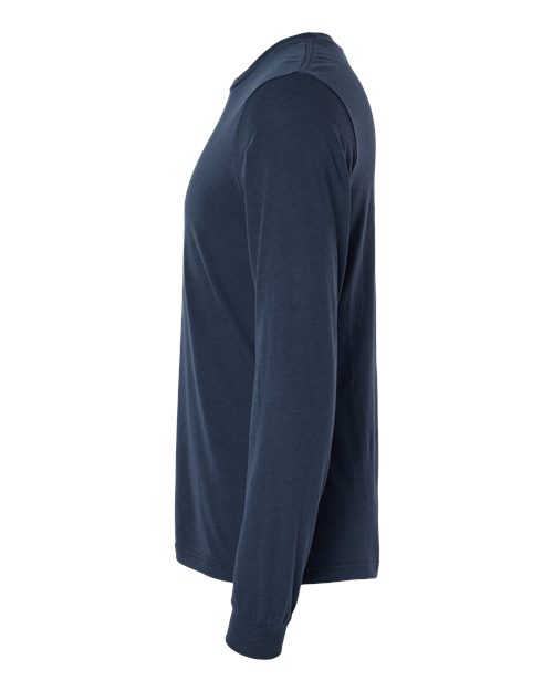 BELLA + CANVAS Unisex Triblend Long Sleeve Tee 3513 - Solid Navy Triblend