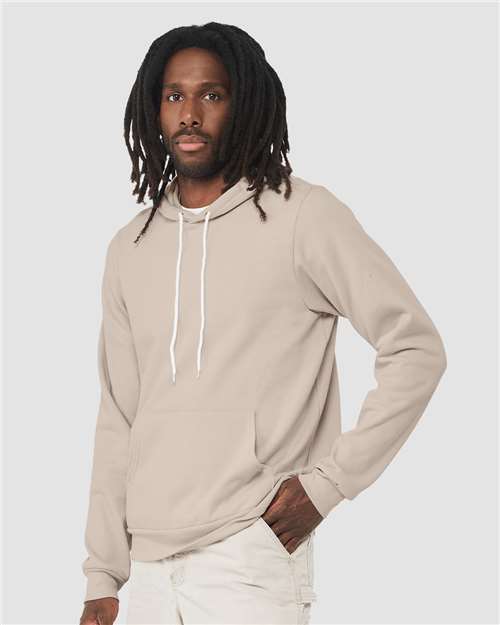 BELLA + CANVAS Unisex Sponge Fleece Hoodie Sweatshirt 3719 - Heather Dust