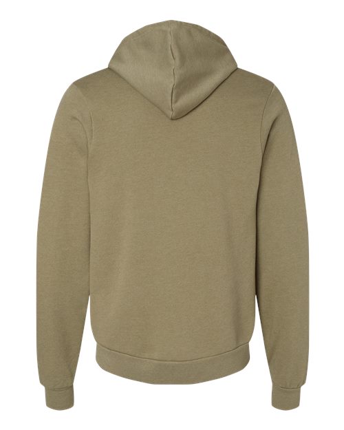 BELLA + CANVAS Unisex Sponge Fleece Hoodie Sweatshirt 3719 - Heather Olive