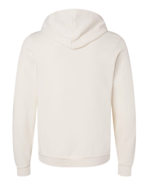 BELLA + CANVAS Unisex Sponge Fleece Hoodie Sweatshirt 3719 - Natural
