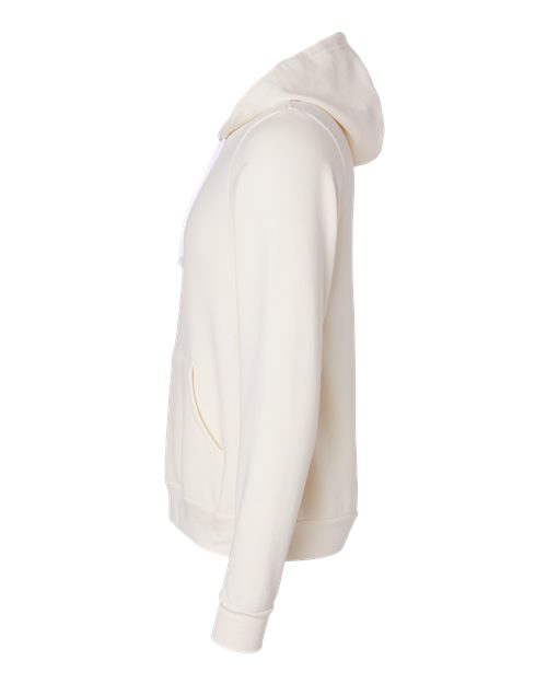 BELLA + CANVAS Unisex Sponge Fleece Hoodie Sweatshirt 3719 - Natural