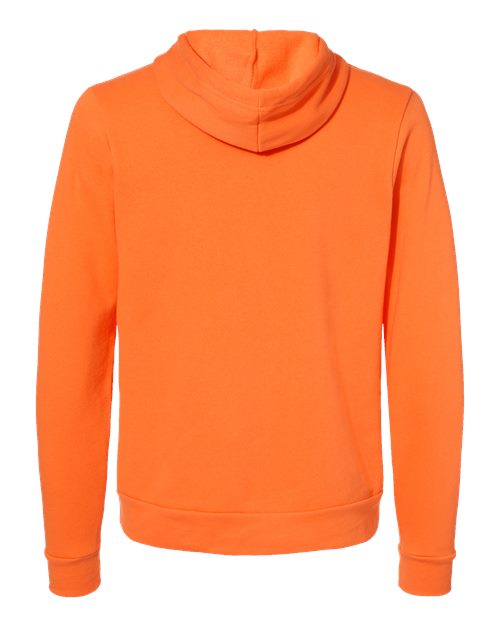 BELLA + CANVAS Unisex Sponge Fleece Hoodie Sweatshirt 3719 - Orange