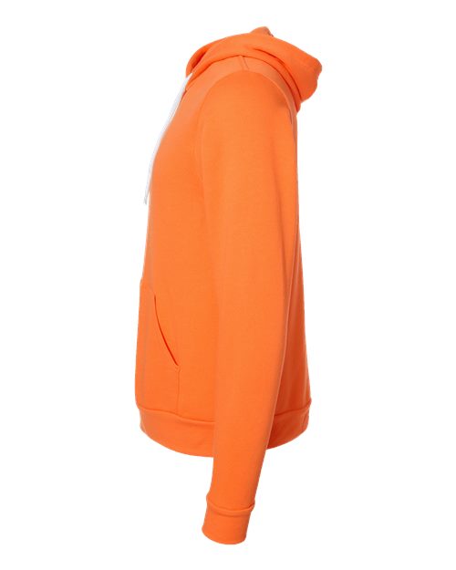 BELLA + CANVAS Unisex Sponge Fleece Hoodie Sweatshirt 3719 - Orange