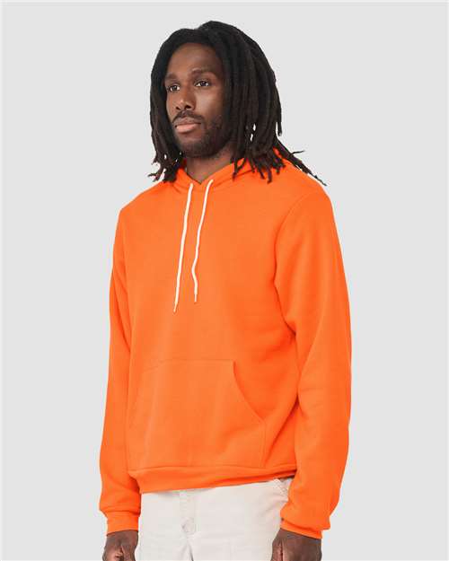 BELLA + CANVAS Unisex Sponge Fleece Hoodie Sweatshirt 3719 - Orange
