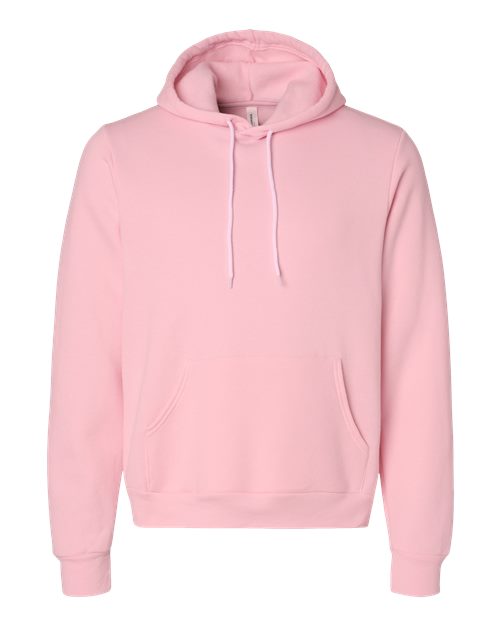 BELLA + CANVAS Unisex Sponge Fleece Hoodie Sweatshirt 3719 - Pink