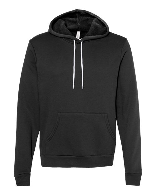 BELLA + CANVAS Unisex Sponge Fleece Hoodie Sweatshirt 3719 - Vintage Black