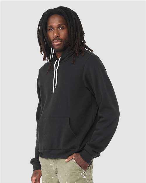 BELLA + CANVAS Unisex Sponge Fleece Hoodie Sweatshirt 3719 - Vintage Black