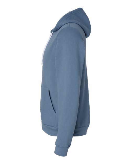 BELLA + CANVAS Unisex Sponge Fleece Full-Zip Hoodie Sweatshirt 3739 - Steel Blue