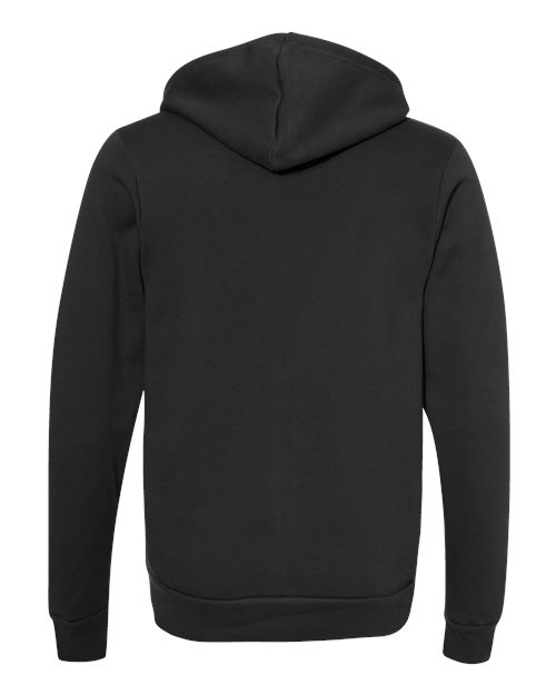 BELLA + CANVAS Unisex Sponge Fleece Full-Zip Hoodie Sweatshirt 3739 - Vintage Black