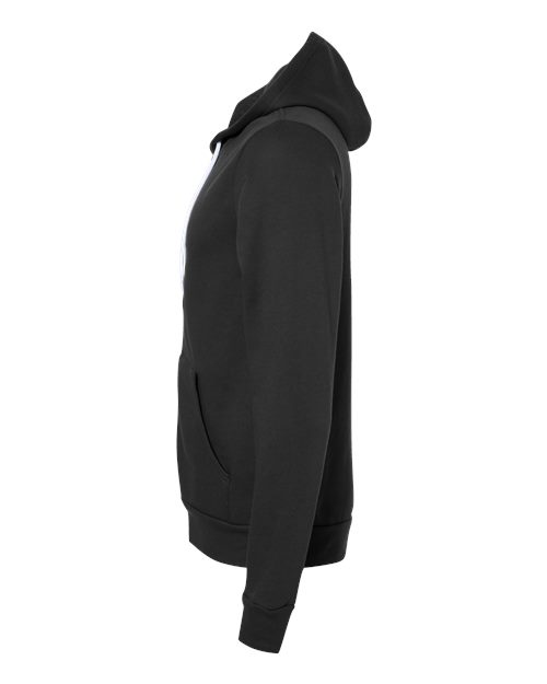 BELLA + CANVAS Unisex Sponge Fleece Full-Zip Hoodie Sweatshirt 3739 - Vintage Black