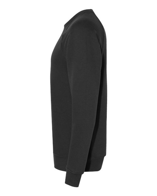 BELLA + CANVAS Unisex Sponge Fleece Raglan Crewneck Sweatshirt 3901 - Vintage Black