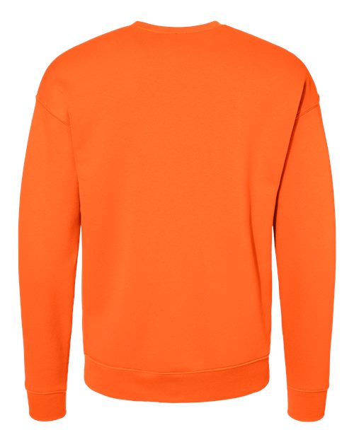 BELLA + CANVAS Unisex Sponge Fleece Drop Shoulder Crewneck Sweatshirt 3945 - Orange
