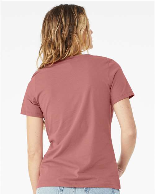 BELLA + CANVAS Women’s Relaxed Jersey V-Neck Tee 6405