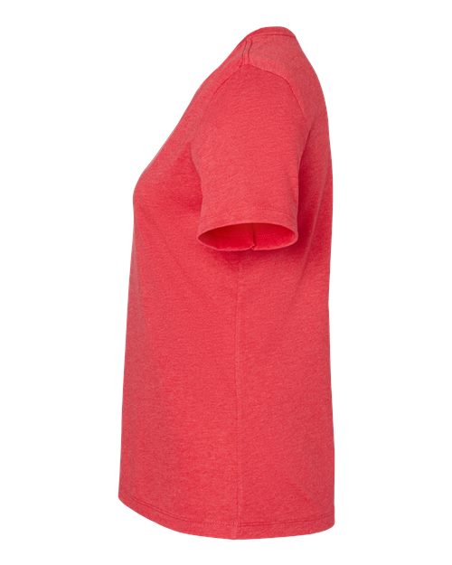 BELLA + CANVAS Women's Relaxed Heather CVC V-Neck Tee 6405CVC