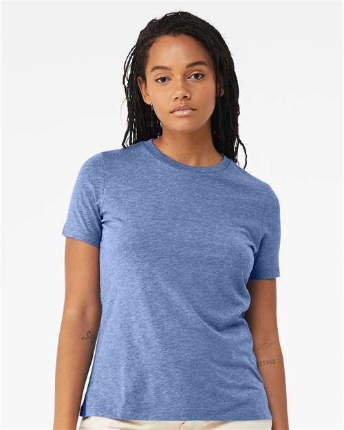 BELLA + CANVAS Women’s Relaxed Fit Triblend Tee 6413 - Blue Triblend