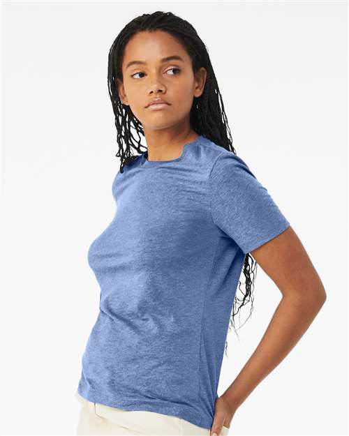 BELLA + CANVAS Women’s Relaxed Fit Triblend Tee 6413 - Blue Triblend